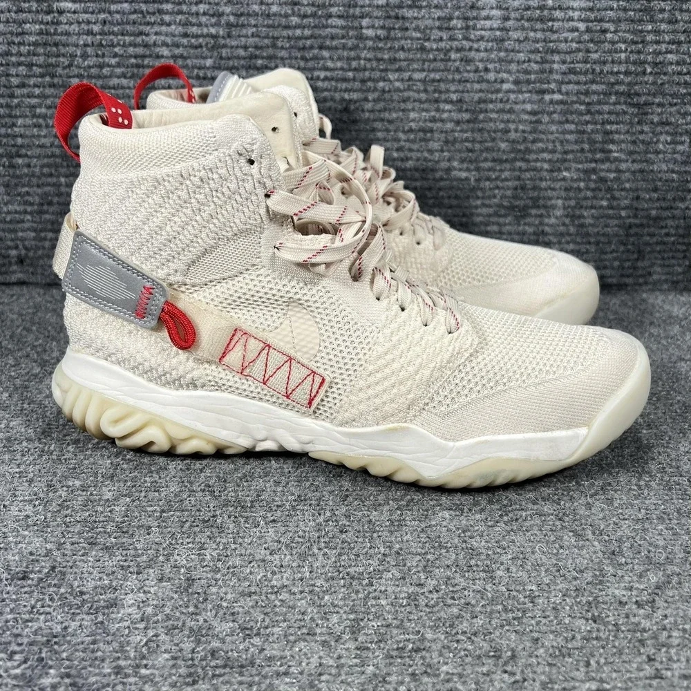 Jordan‎ React Shoes Mens Size 11 Beige High Top Basketball Sneakers BQ1311-206